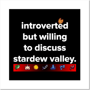 introverted but willing to discuss Stardew Valley Posters and Art
